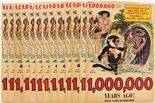 13 Copies of 1,000,000 Years Ago #1 (St. John, 1953) -- Very Light Wear